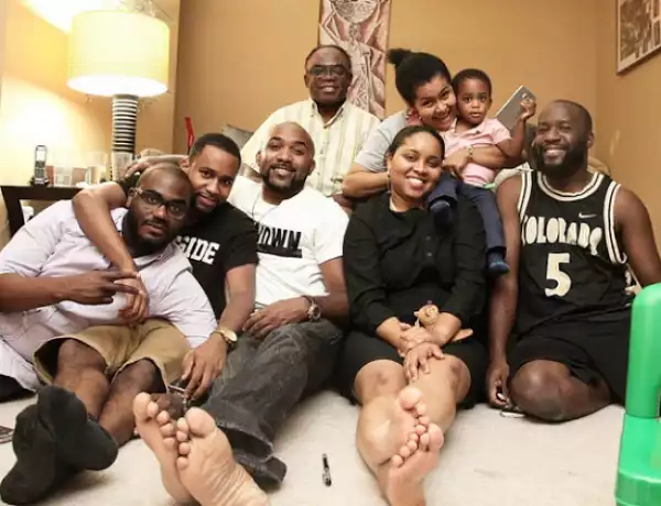 Banky W Shares Lovely Photos Of His family [See Photos]